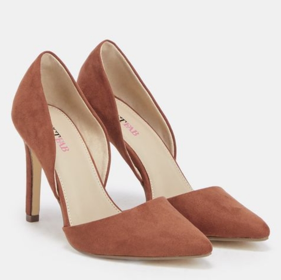 JustFab Shoes - 🖤Justfab Tellen Cognac Heels sz 9